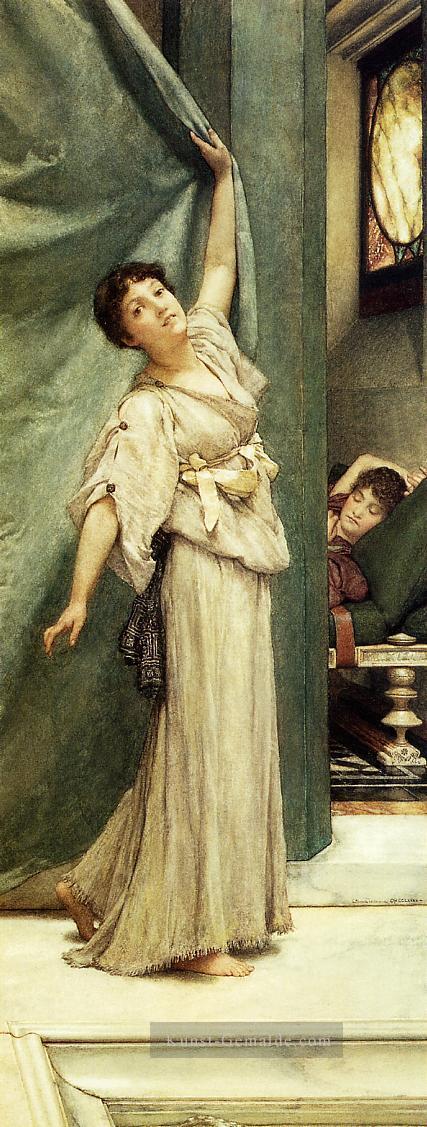 Mittag Schlummer romantischer Sir Lawrence Alma Tadema Ölgemälde